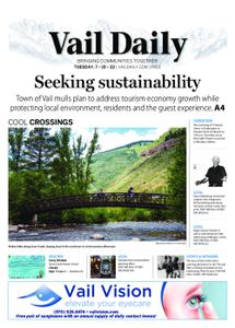 Vail Daily – July 19, 2022