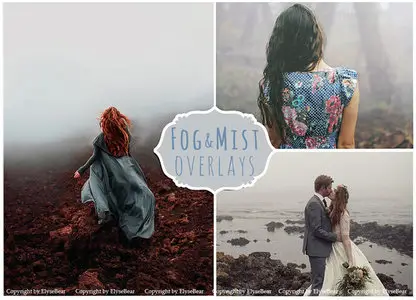 CreativeMarket - 25 Fog Photoshop Overlays & Brushes