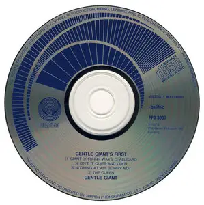 Gentle Giant - Gentle Giant (1970) [1990, Vertigo PPD-3093, Japan]