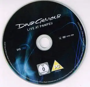 David Gilmour - Live At Pompeii (2017) {2xDVD9 NTSC Set Sony Music 88985467419}