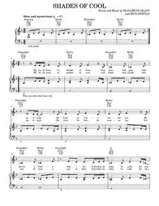 Shades of cool - Lana Del Rey (Piano-Vocal-Guitar)