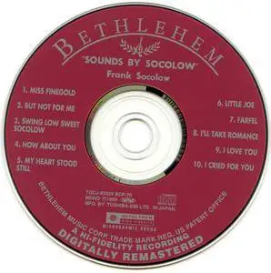 Frank Socolow - Sounds By Socolow (1956) {Bethlehem Japan TOCJ-62024 rel 1999}