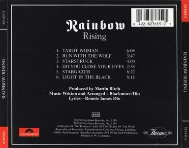 Rainbow - Rising (1976) {Early German Press}