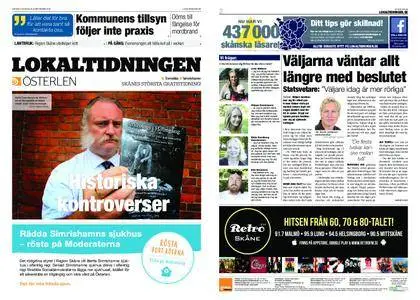 Lokaltidningen Österlen – 08 september 2018