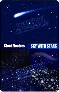 Stock Vectors - Sky with Stars