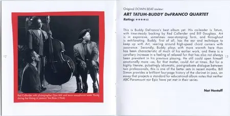 Art Tatum & Buddy DeFranco - The Art Tatum-Buddy DeFranco Quartet (1956) {Verve--Poll Winners PWR 27339 rel 2015}