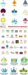 Vectors - Stylish Crown Logotypes