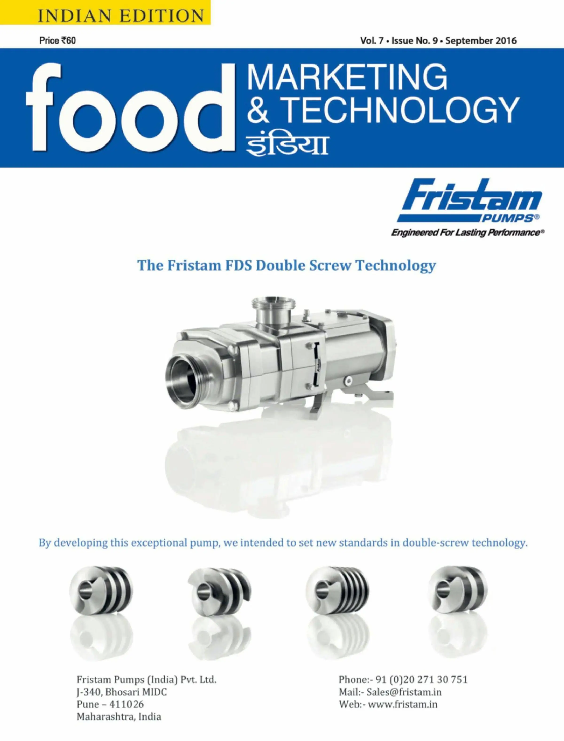 Food Marketing & Technology India - September 2016