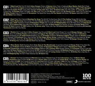 Various Artists - 100 Hits: Total Rock - 100 Ultimate Guitar Classics [5CD] (2015)