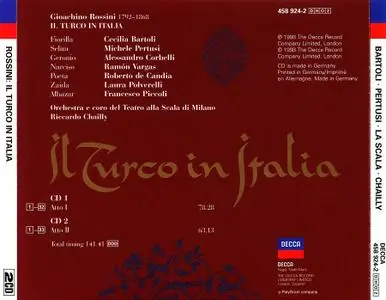 Riccardo Chailly, Orchestra e Coro del Teatro alla Scala, Cecilia Bartoli - Gioacchino Rossini: Il Turco in Italia (1998)