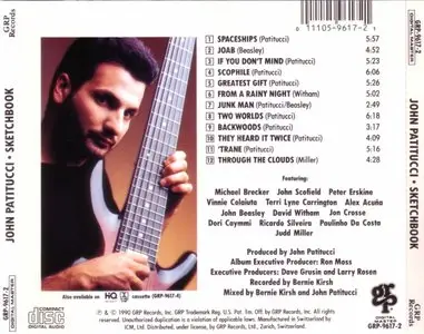 John Patitucci - Sketchbook (1990) {GRP 9617}