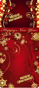 Red New Year backgrounds