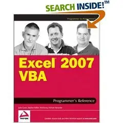 Excel 2007 VBA Programmer's Reference (Re Up)