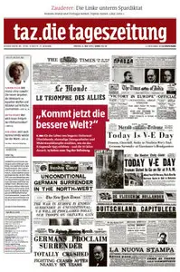 Tageszeitung TAZ vom 08 Mai 2015