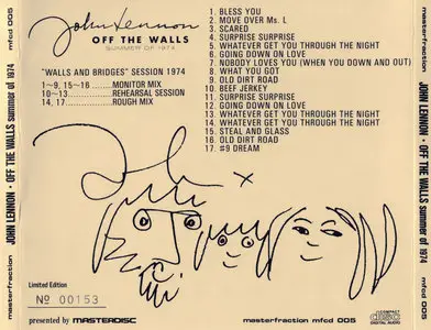 John Lennon - Off The Walls: Summer Of 1974 (1997)