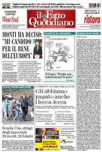 Il Fatto Quotidiano (15-12-12)
