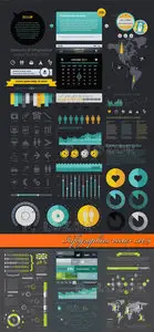 Infographics vector set 9