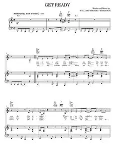Get Ready - Rare Earth, Smokey Robinson, The Temptations (Piano-Vocal-Guitar)