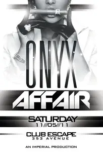 Onyx Dance Party Flyer Template