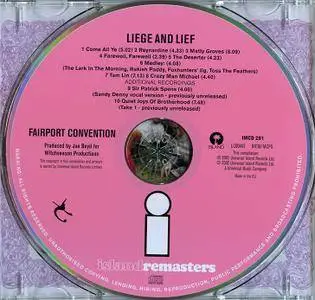 Fairport Convention - Liege & Lief (1969) Expanded Remastered 2002