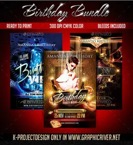 GraphicRiver - Birthday Bundle