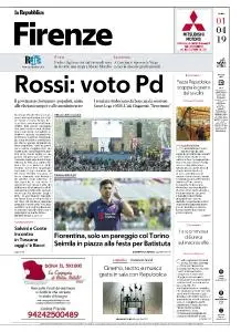la Repubblica Firenze - 1 Aprile 2019