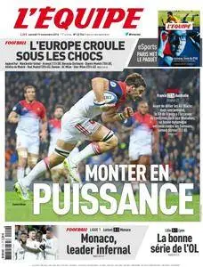 L'equipe du Samedi 19 Novembre 2016