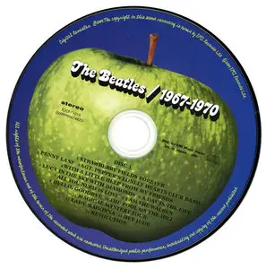 The Beatles: 1967-1970 "The Blue Album" (1973) [2010, Japan, TOCP-71019~20] Restored