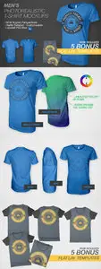 Mens Ghosted T-Shirt Mockups