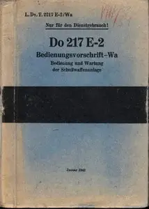 Do-217 E-2 Bedienungsvorschrift Wa