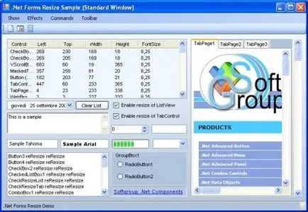 Softgroup NET Forms Resize 8.0