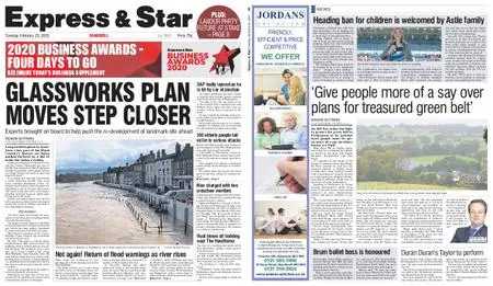 Express and Star Sandwell Edition – February 25, 2020
