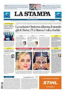 La Stampa Torino Provincia e Canavese - 27 Novembre 2021