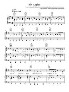 Mr Apples - Madness (Piano-Vocal-Guitar (Piano Accompaniment))
