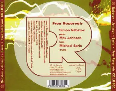 Simon Nabatov, Max Johnson & Michael Sarin - Free Reservoir (2017)