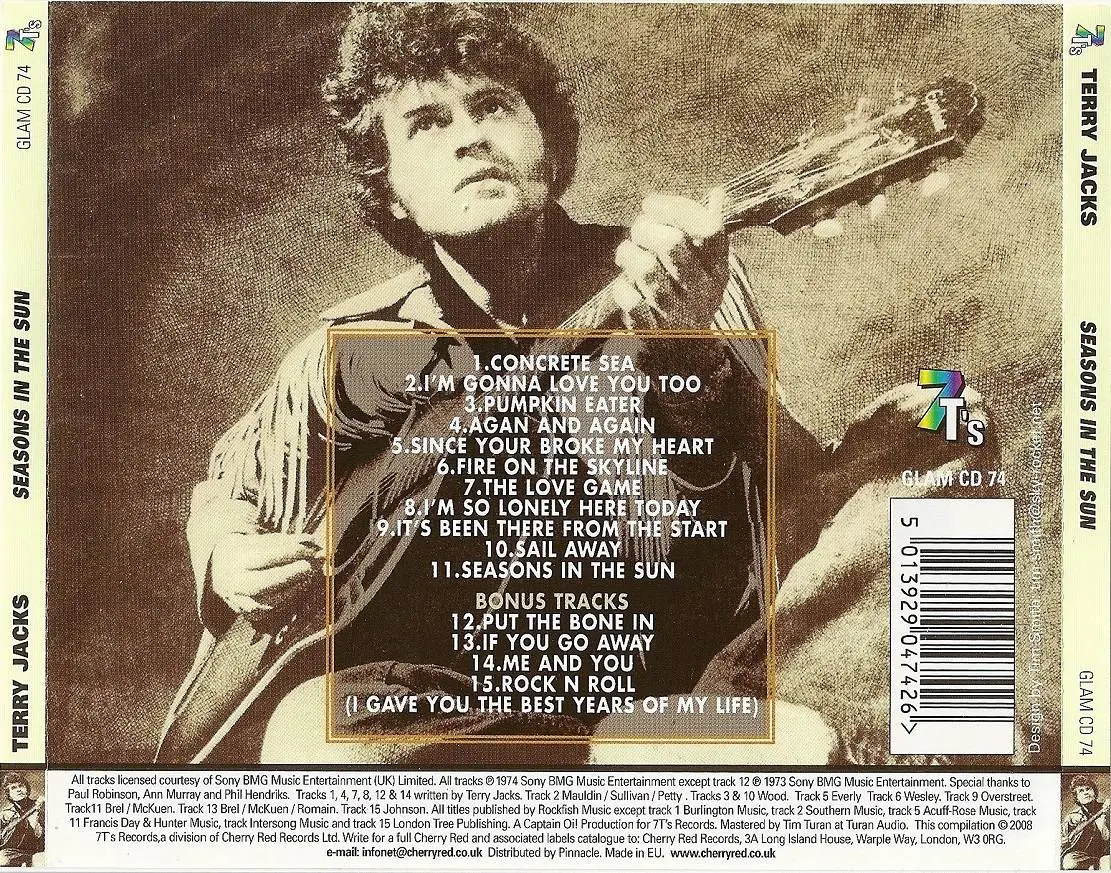 Terry Jacks ‎– Seasons In The Sun (1974) / AvaxHome