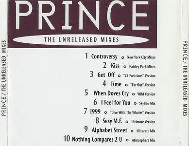 Prince - The Unreleased Mixes (199x) **[RE-UP]**