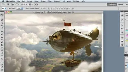 Digital Painting in Photoshop: Airship