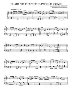 Come, Ye Thankful People, Come (arr. Phillip Keveren) - Henry Alford and George Job Elvey (Piano Solo)