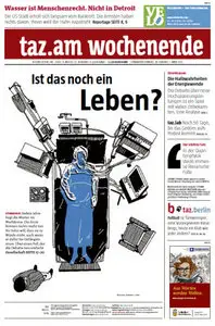 Tageszeitung TAZ vom 28 Februar 2015