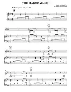 The Maker Makes - George Gershwin, Paul Whiteman & His Orchestra, Rufus Wainwright (Piano-Vocal-Guitar)