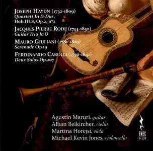 Agustín Maruri, Alban Beikircher, Martina Horejsi & Michael Kevin Jones - Haydn, Rode, Giuliani & Carulli (2017)