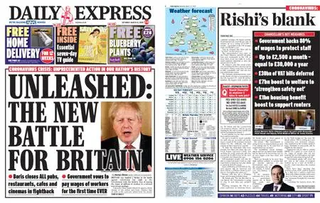 Daily Express – March 21, 2020