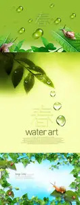 Spring Water Art PSD Sources