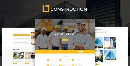 ThemeForest - Construction v1.3.1 - Construction Company, Building Company Template - 19527942