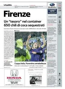 la Repubblica Firenze - 31 Gennaio 2019