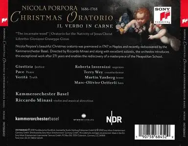 Riccardo Minasi, Kammerorchester Basel - Nicola Porpora: Christmas Oratorio 'Il verbo in carne' (2018)