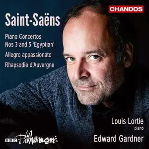 Louis Lortie, BBC Philharmonic Orchestra & Edward Gardner - Saint-Saëns: Piano Concertos Nos. 3, 5 & Other Works (2020)