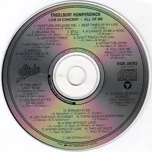 Engelbert Humperdinck - Live In Concert/All Of Me (1980) {198x Epic} **[RE-UP]**