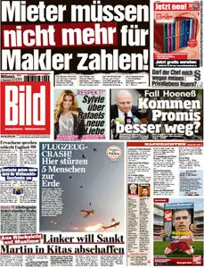 Bild Zeitung vom 06 November 2013